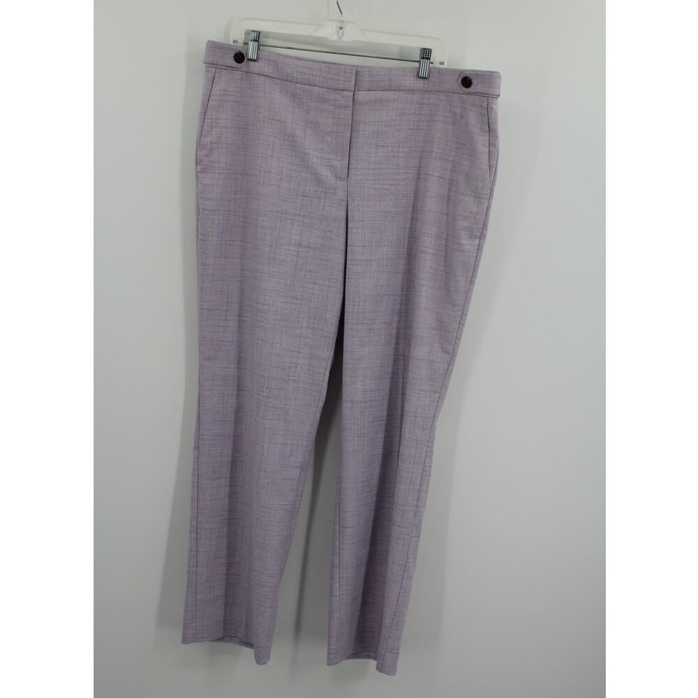 Ann Taylor Petite 16P Lavender Dress Pants Trouser Career Light Purple Lilac NEW
